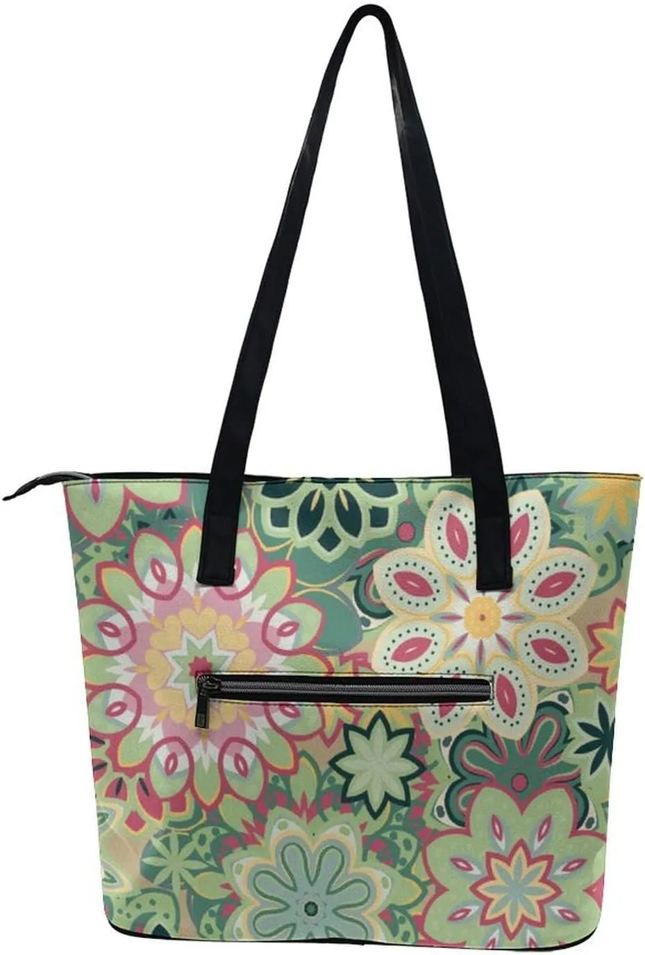PU Leather Shoulder Bag for Women Beach Tote Bag Aesthetic Tote Bag Hippie Bag Clutch Bag