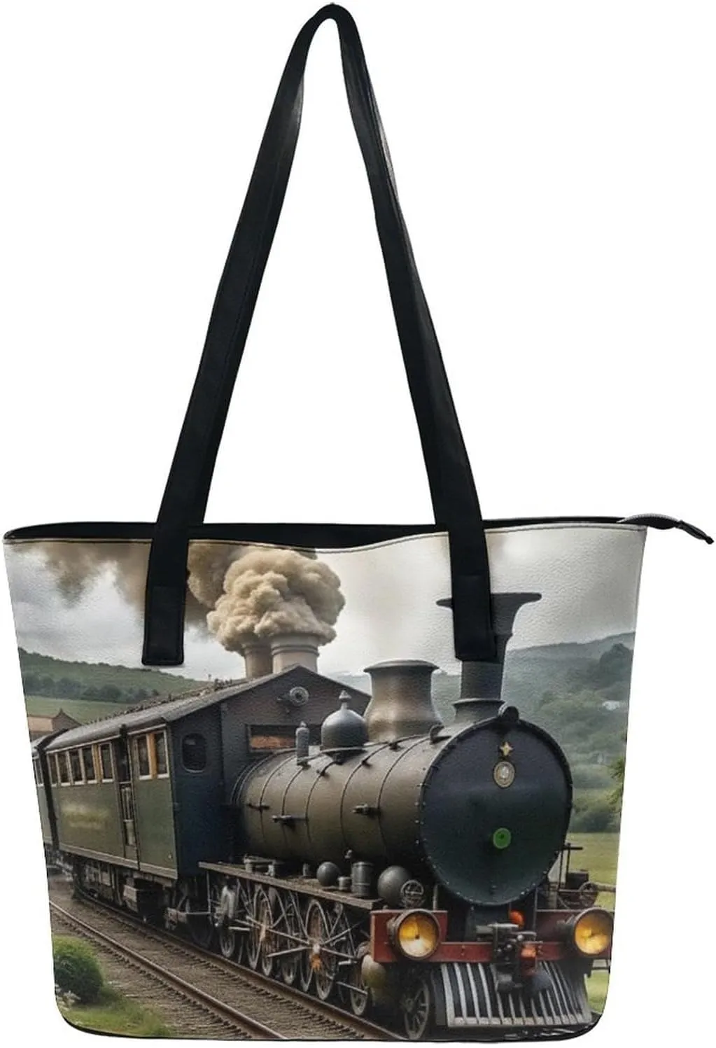 PU Leather Shoulder Bag for Women Beach Tote Bag Aesthetic Tote Bag Hippie Bag Clutch Bag