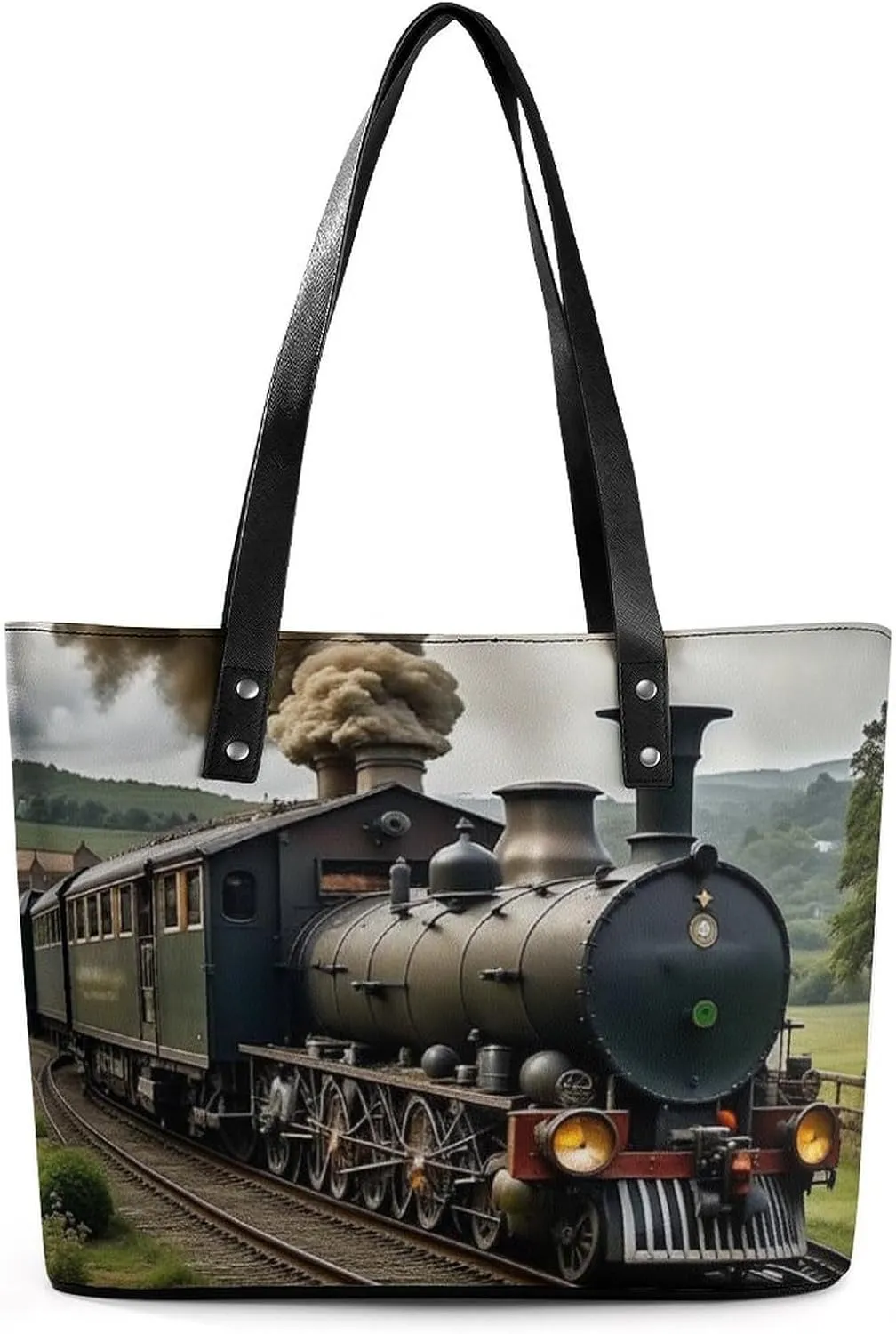 PU Leather Shoulder Bag for Women Beach Tote Bag Aesthetic Tote Bag Hippie Bag Clutch Bag