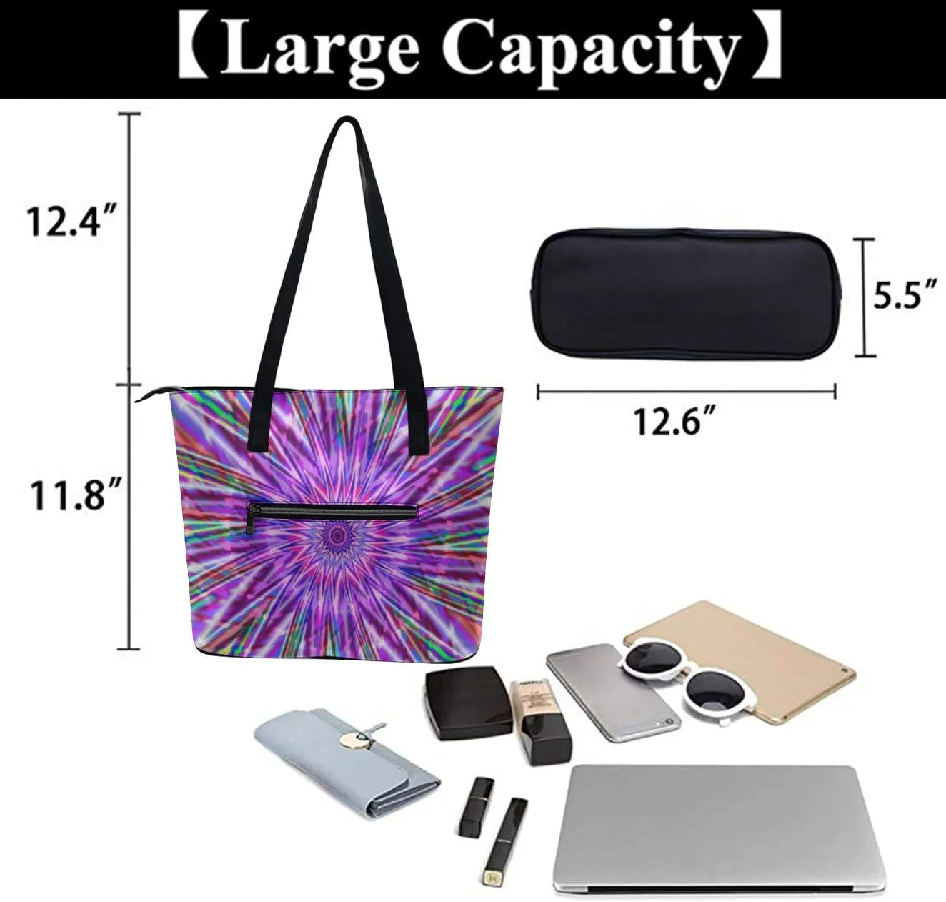 PU Leather Shoulder Bag for Women Beach Tote Bag Aesthetic Tote Bag Hippie Bag Clutch Bag
