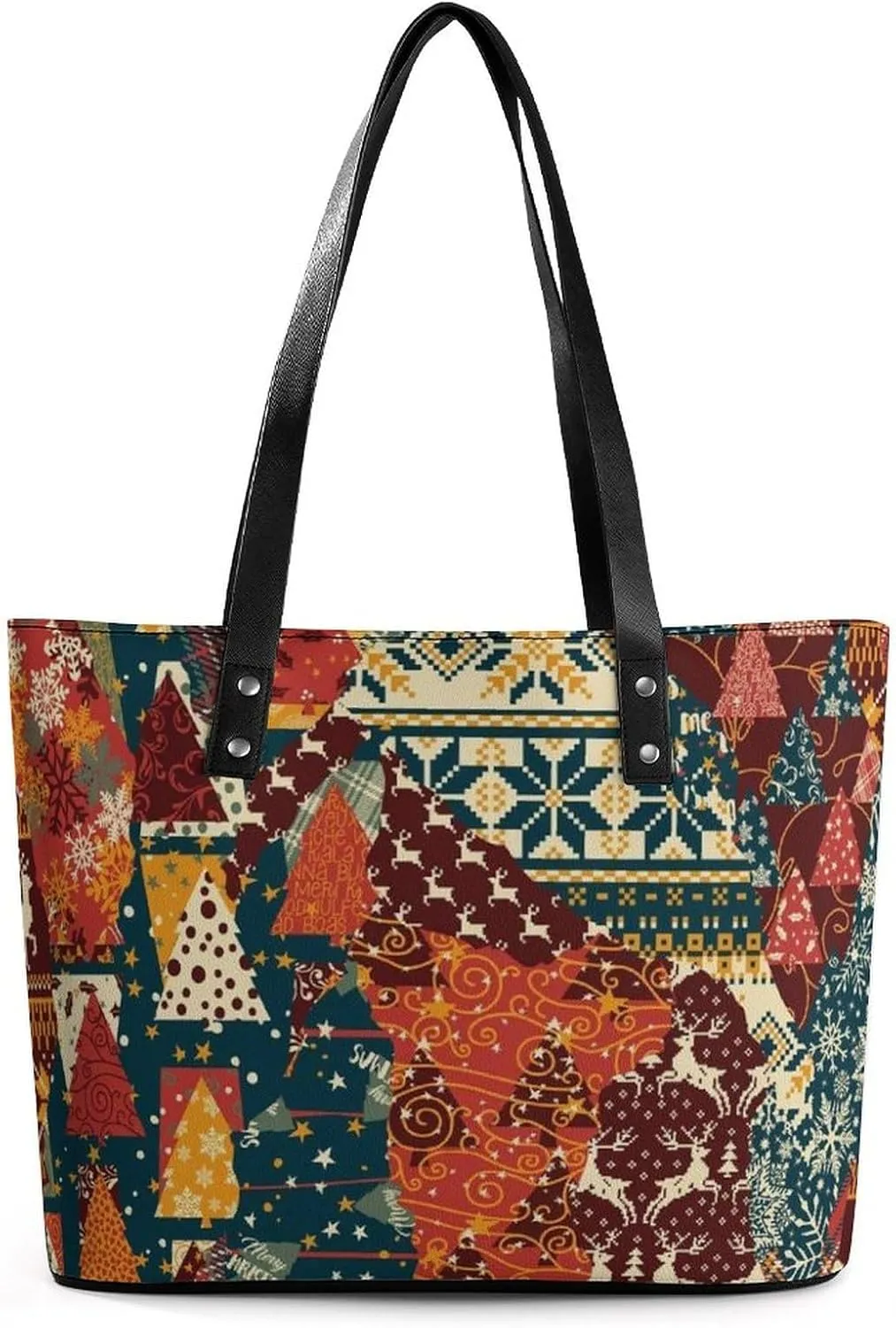 PU Leather Shoulder Bag for Women Beach Tote Bag Aesthetic Tote Bag Hippie Bag Clutch Bag