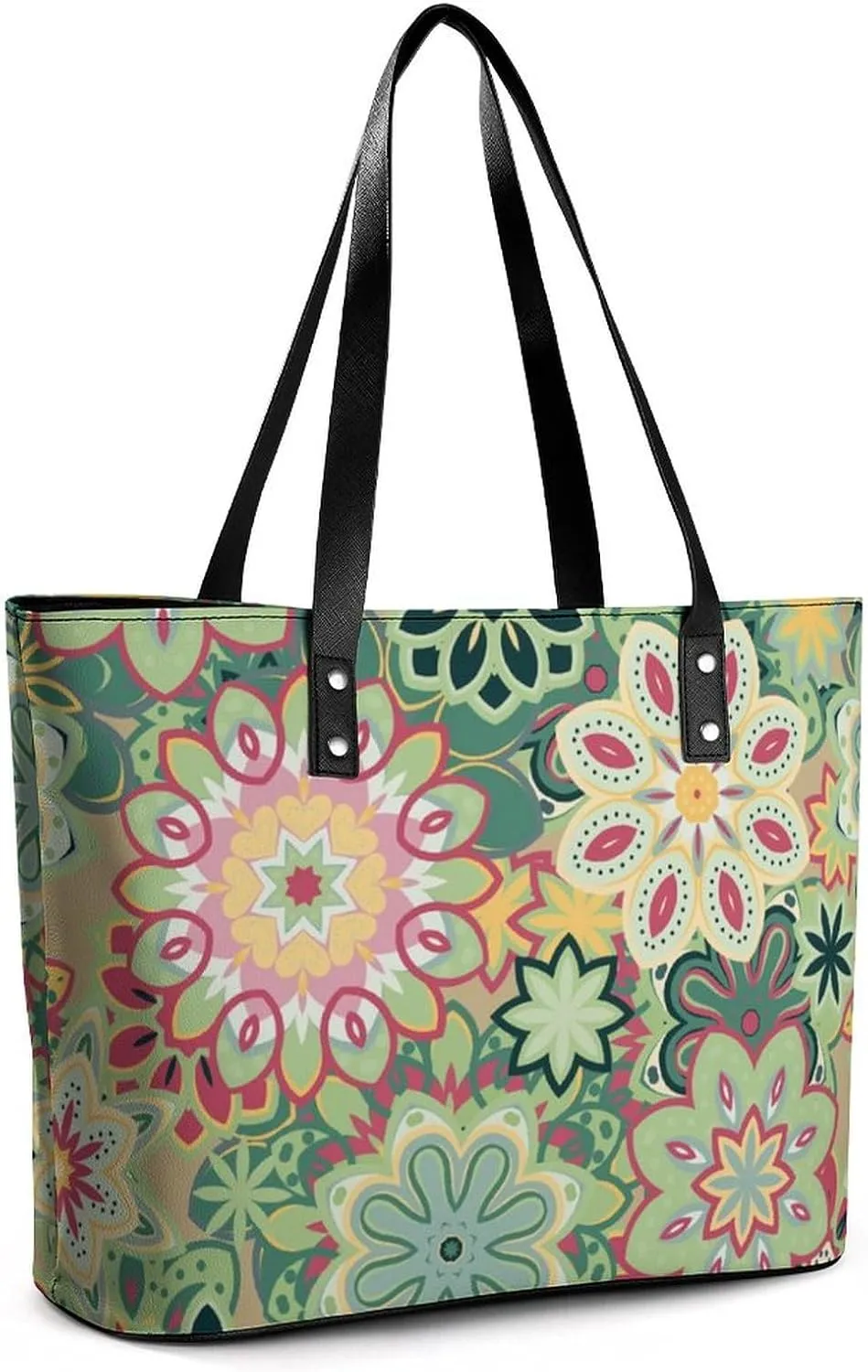 PU Leather Shoulder Bag for Women Beach Tote Bag Aesthetic Tote Bag Hippie Bag Clutch Bag