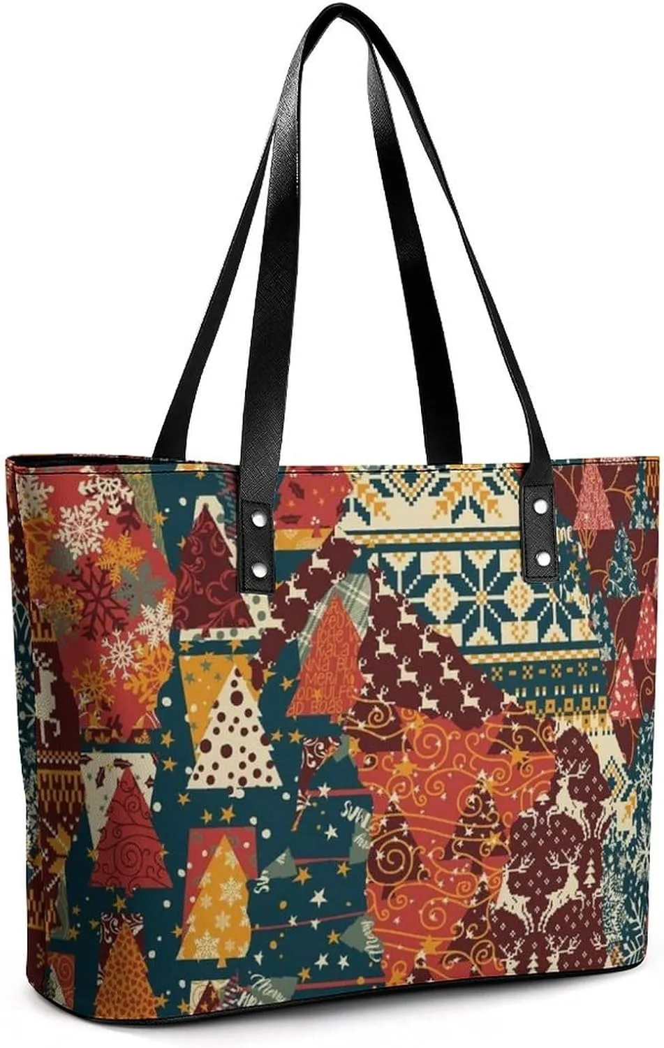 PU Leather Shoulder Bag for Women Beach Tote Bag Aesthetic Tote Bag Hippie Bag Clutch Bag
