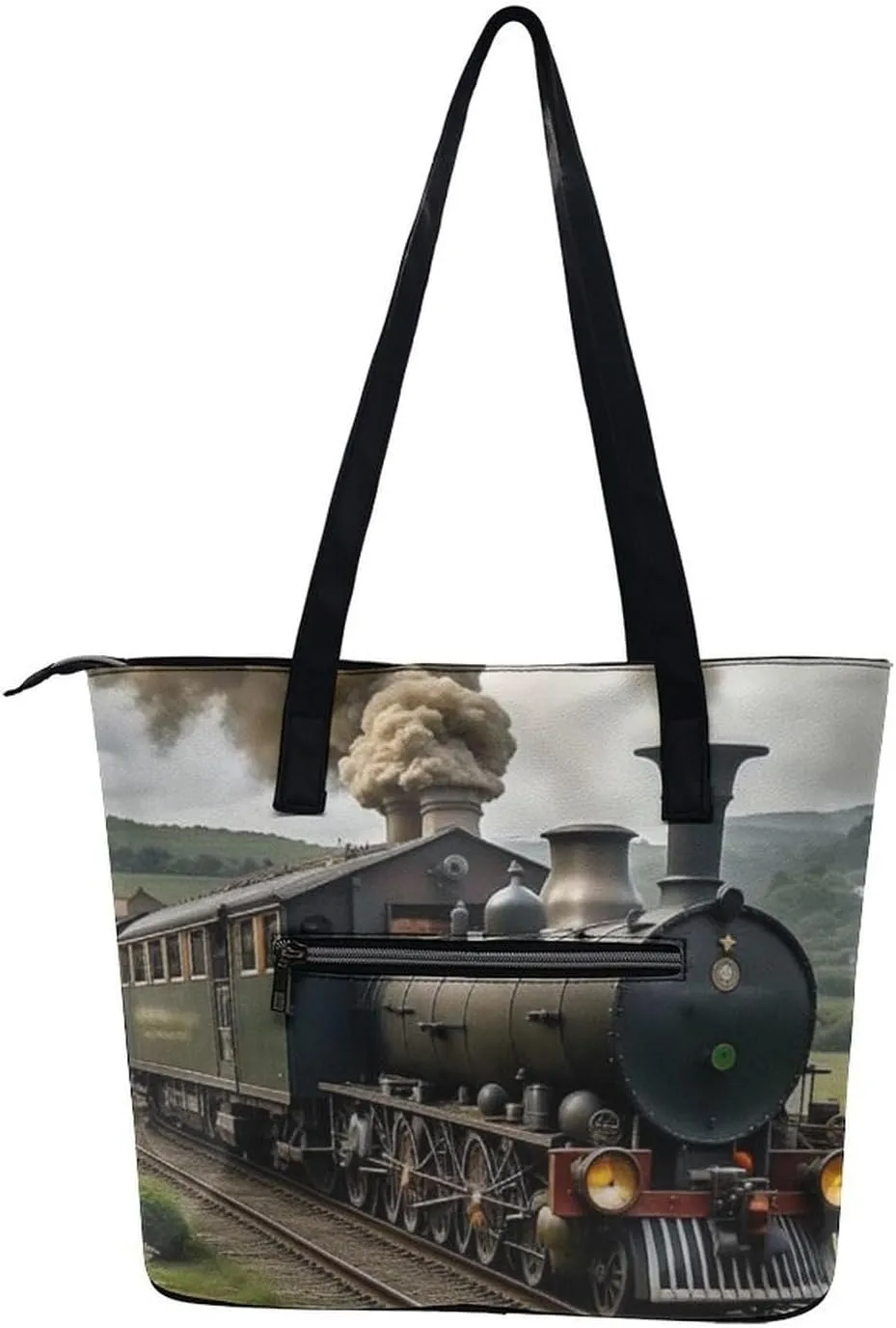 PU Leather Shoulder Bag for Women Beach Tote Bag Aesthetic Tote Bag Hippie Bag Clutch Bag