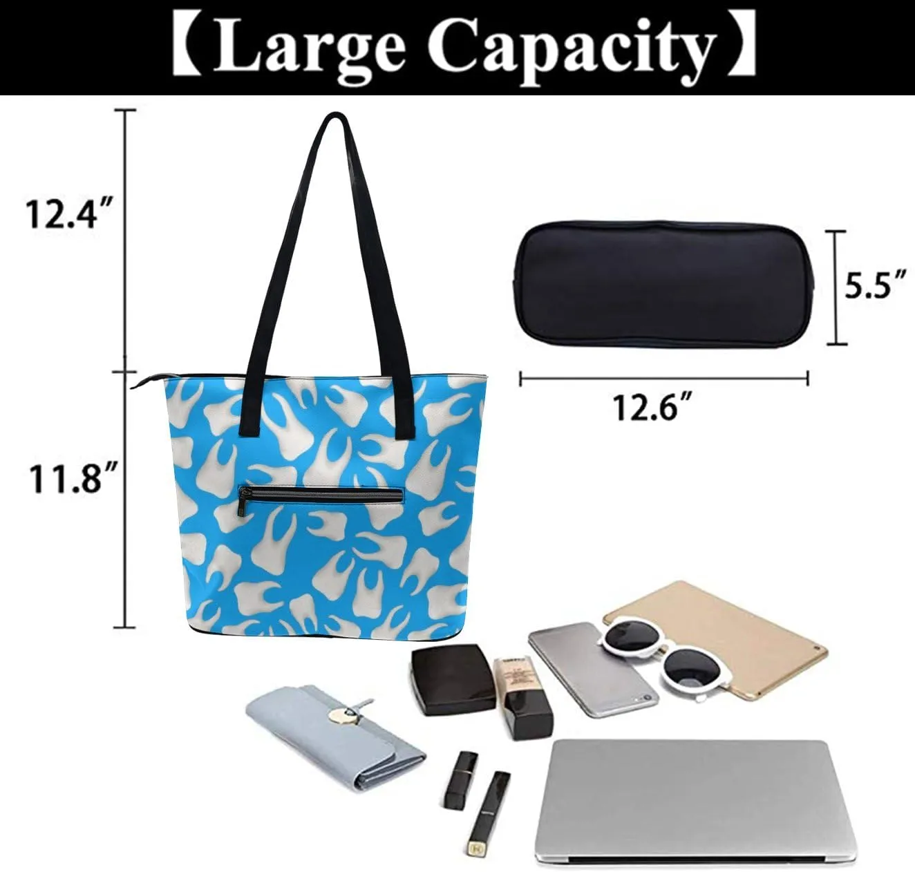 PU Leather Shoulder Bag for Women Beach Tote Bag Aesthetic Tote Bag Hippie Bag Clutch Bag