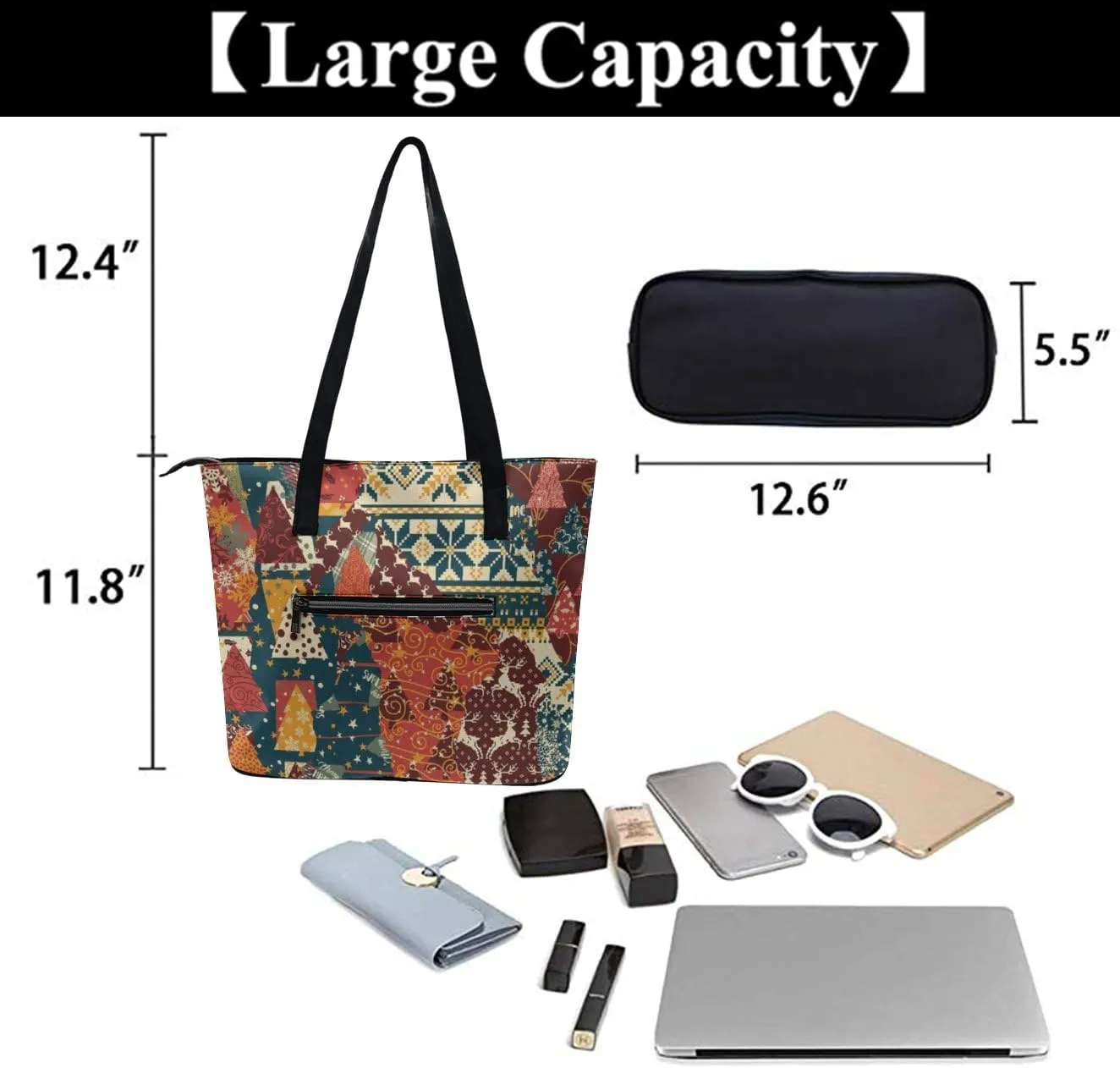 PU Leather Shoulder Bag for Women Beach Tote Bag Aesthetic Tote Bag Hippie Bag Clutch Bag