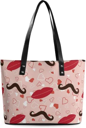 PU Leather Shoulder Bag for Women Casual Tote Handbag Large Shoulder Bag Work Fashion Women Purse Shopping Bag