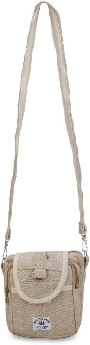 Pure Hemp Bag Handicraft Stylish Sling Bag Elegant Style Bag For Travel & Walk