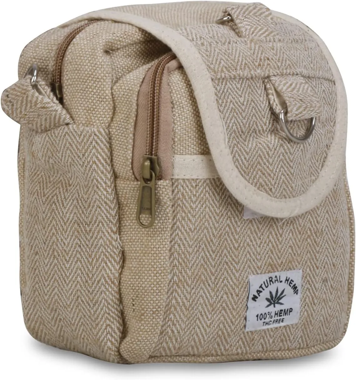 Pure Hemp Bag Handicraft Stylish Sling Bag Elegant Style Bag For Travel & Walk