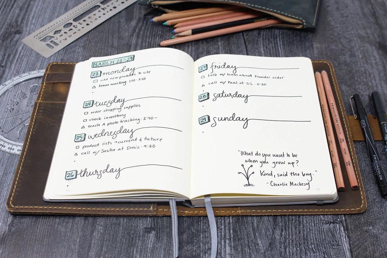 Rabbit Room Leuchtturm1917 / A5 Bullet Journal Leather Cover