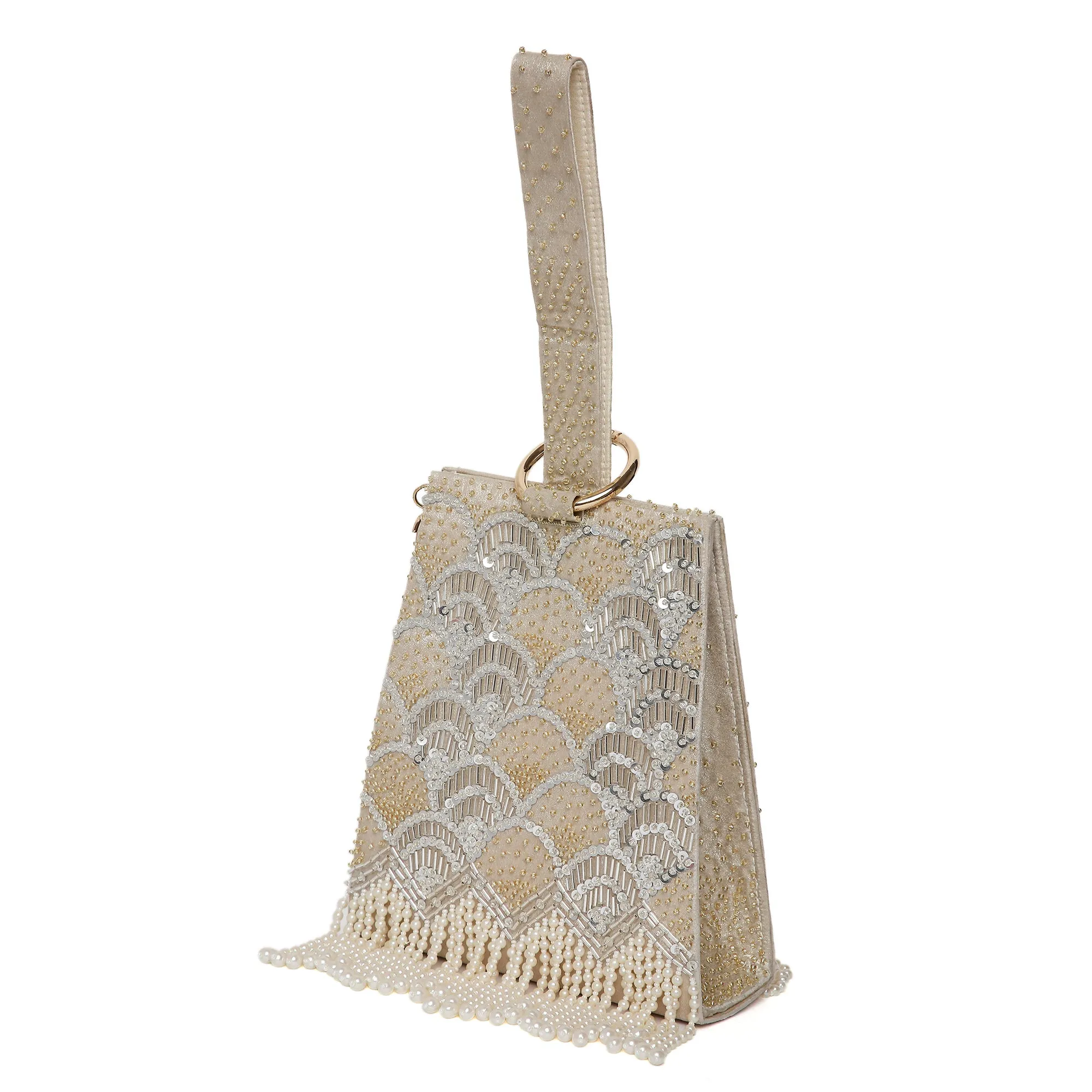 Rayna Gold embellished Handbag