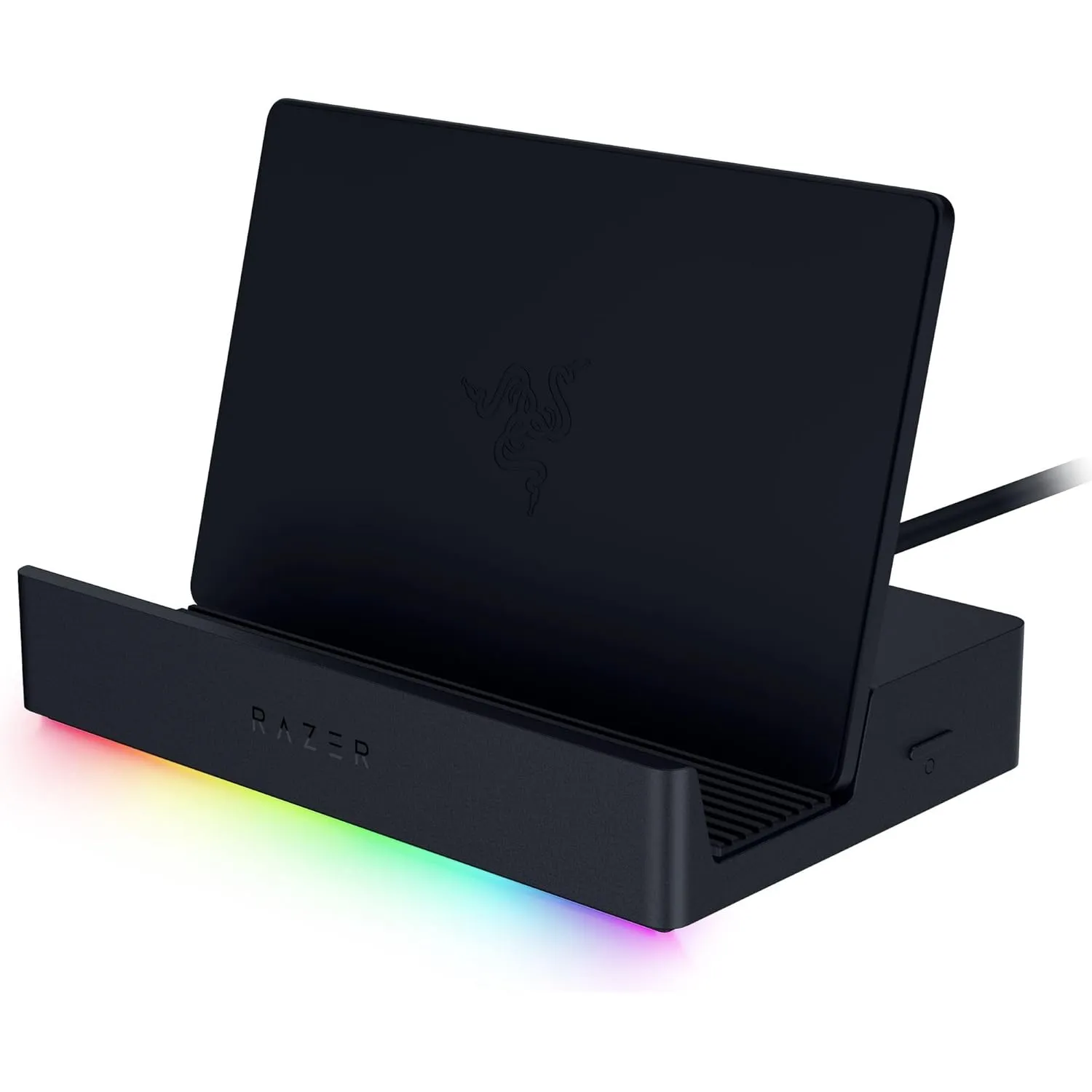 Razer Handheld Dock Chroma: Charging Hub & Expand Connectivity for Mobile Gaming & Tablets - iPhone 16, Steam Deck, ROG Ally, Switch & More - USB C, USB A (3), HDMI, GbE - 100W Power Passthrough