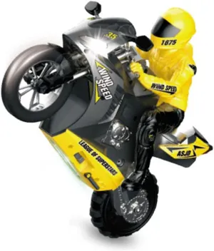 RC Stunt Car, Remote Control Motorcycle Stunt Power Wheel Motorcycle Car - 2.4 GHz High Speed, 360° Spinning Action Drift Racing Motorcycle for Boys Girls 5-12 Years Kids