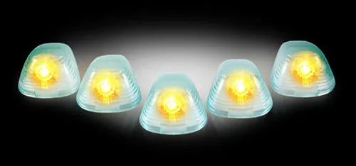 Recon Clear Cablight Caps, 5 Piece Kit, 1998-2013 Ford Truck
