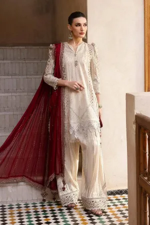 Restocked/Maria B Luxury Lawn 25/11B/Beige