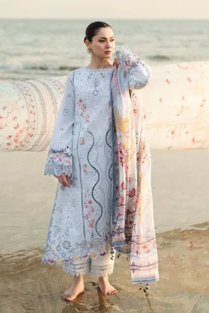 Restocked/Qalamkar Sahil Luxury Lawn 25/FK-02 ISABELLA