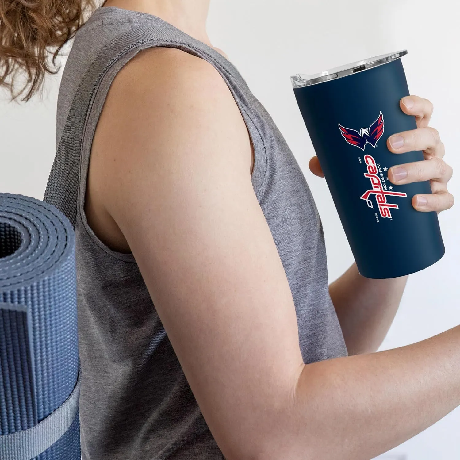Rico Industries NHL Hocke Soft Touch, Easy Grip Tumbler