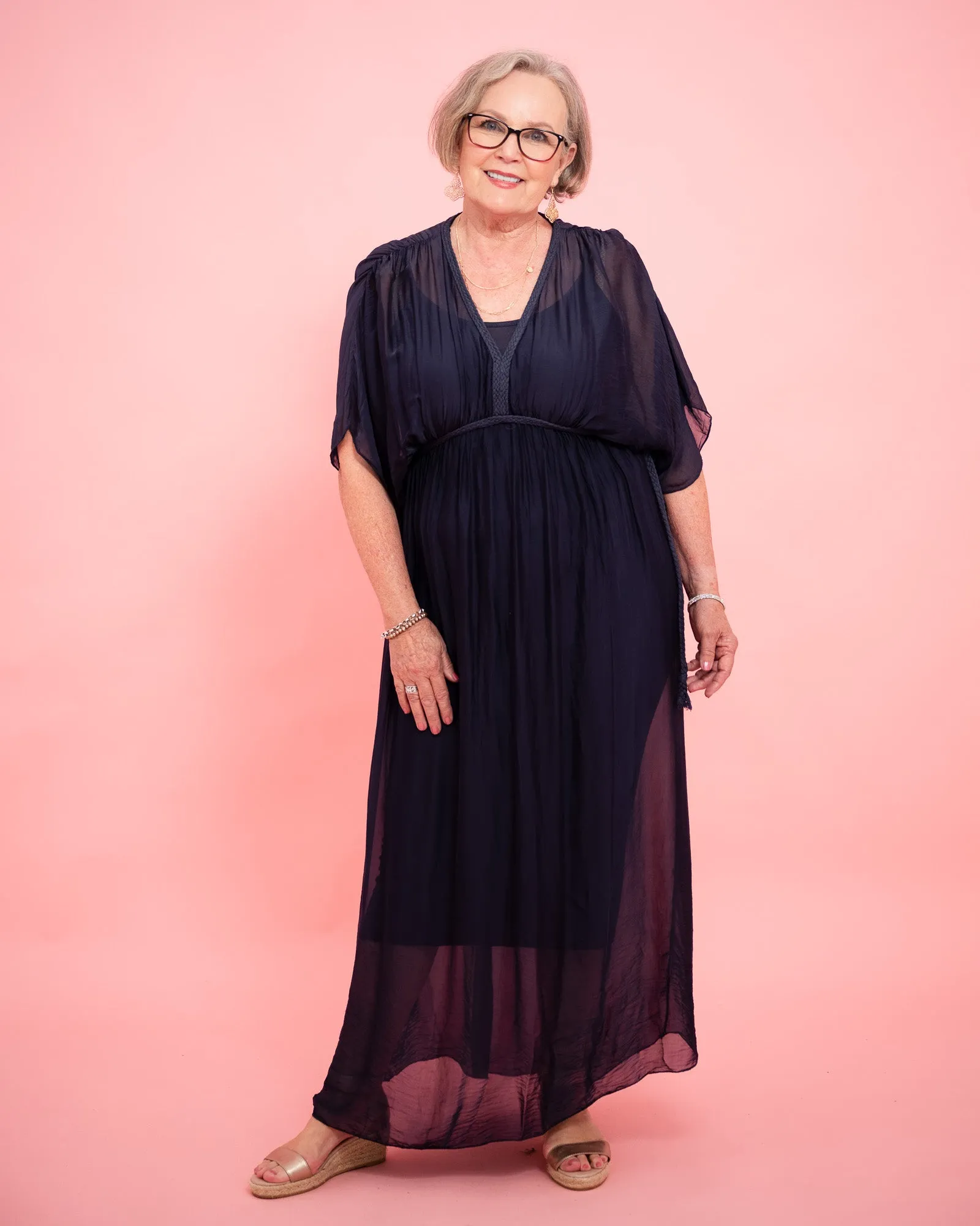 Roman Silk Dress