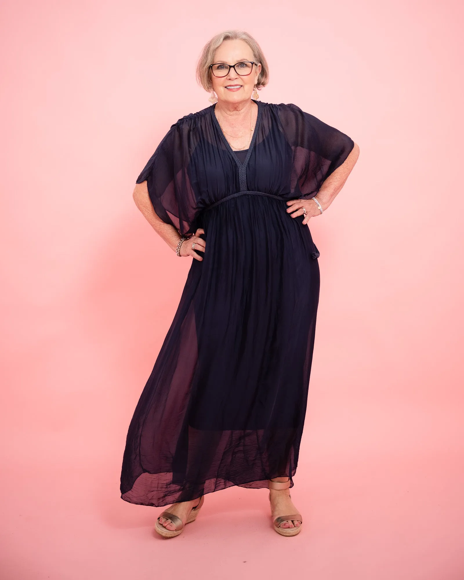 Roman Silk Dress