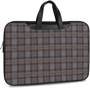 Ross Red Tartan Clans Handheld Single Shoulder Crossbody Laptop Bag Unisex