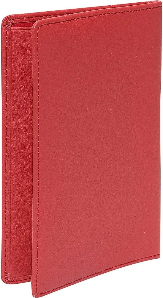 Royce Leather Passport Holder and Travel Document Organizer in Leather