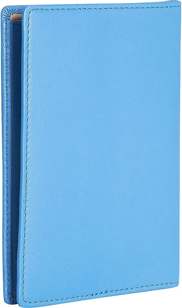 Royce Leather Passport Holder and Travel Document Organizer in Leather