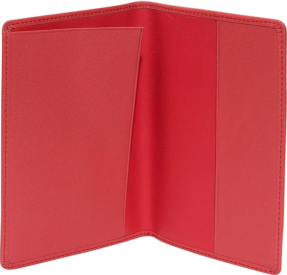 Royce Leather Passport Holder and Travel Document Organizer in Leather