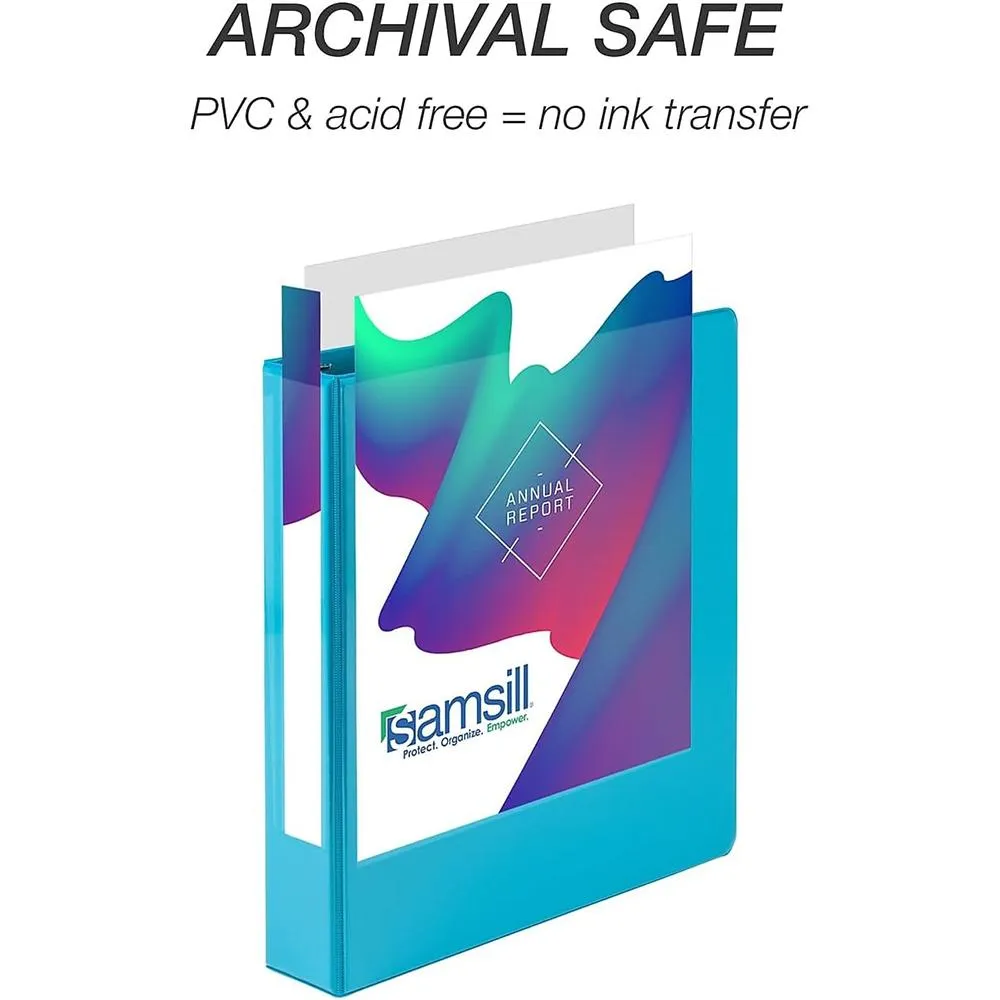 Samsill Durable 5 1.5" Binder 4pk Asst