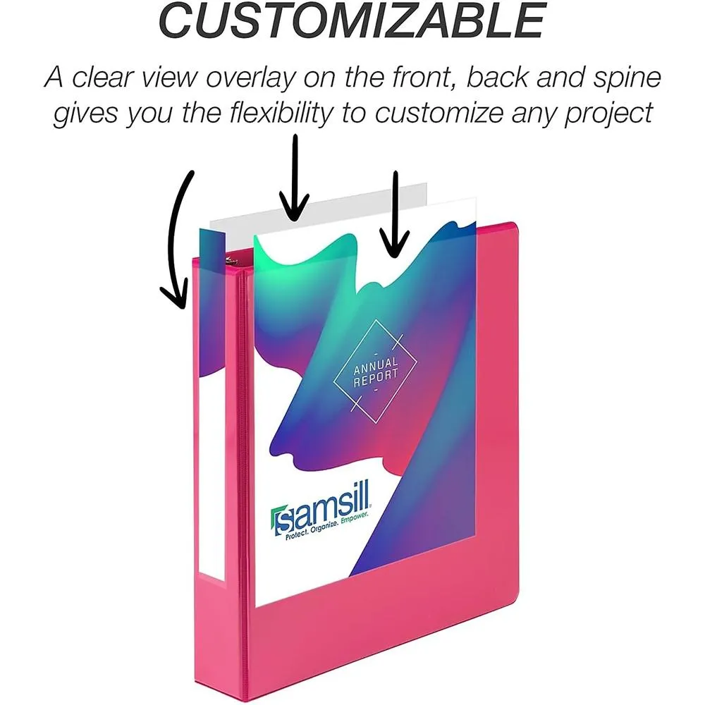 Samsill Durable 5 1.5" Binder 4pk Asst