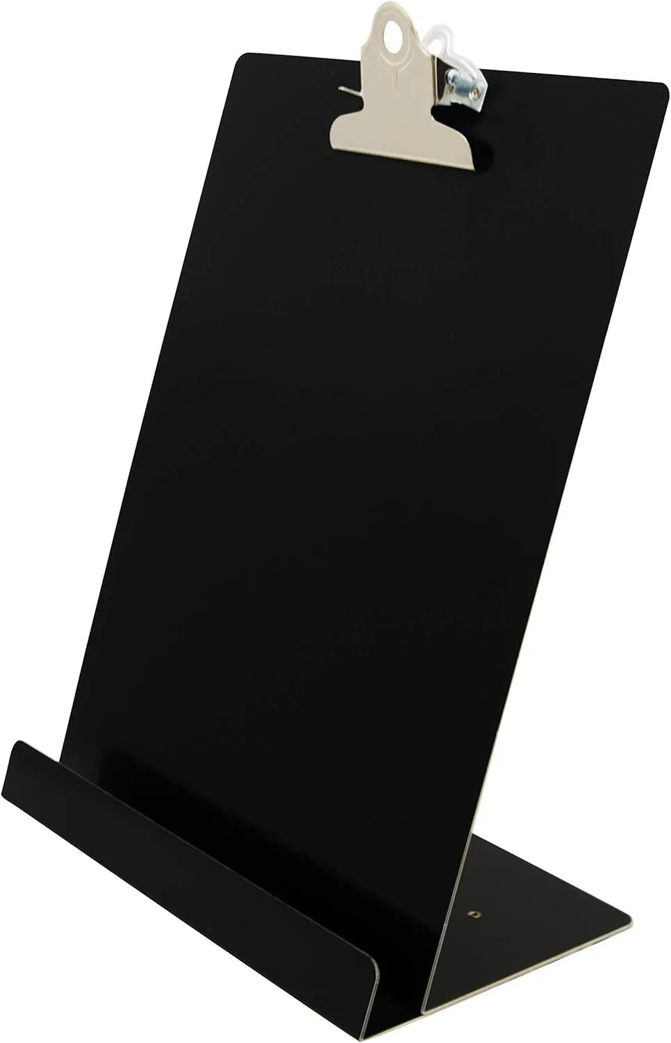 Saunders Free Standing Clipboard and Tablet Stand, 1" Clip Capacity, Letter Size: Holds 8.5 x 11 Sheets, Black