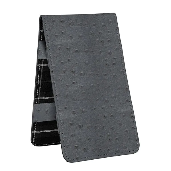 Scorecard and Yardage Book Holder, Ostrich Print