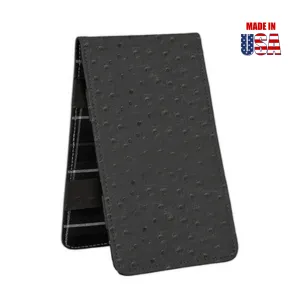 Scorecard and Yardage Book Holder, Ostrich Print