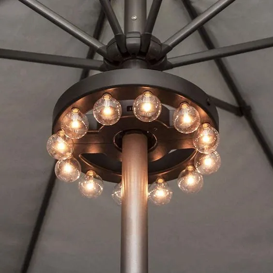 ShineShade™ | Elegant & Versatile Umbrella Lamp