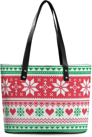 Shoulder Bag Beach PU Leather Shoulder Bag with Large Capacity Women Clutch Bag for Christmas