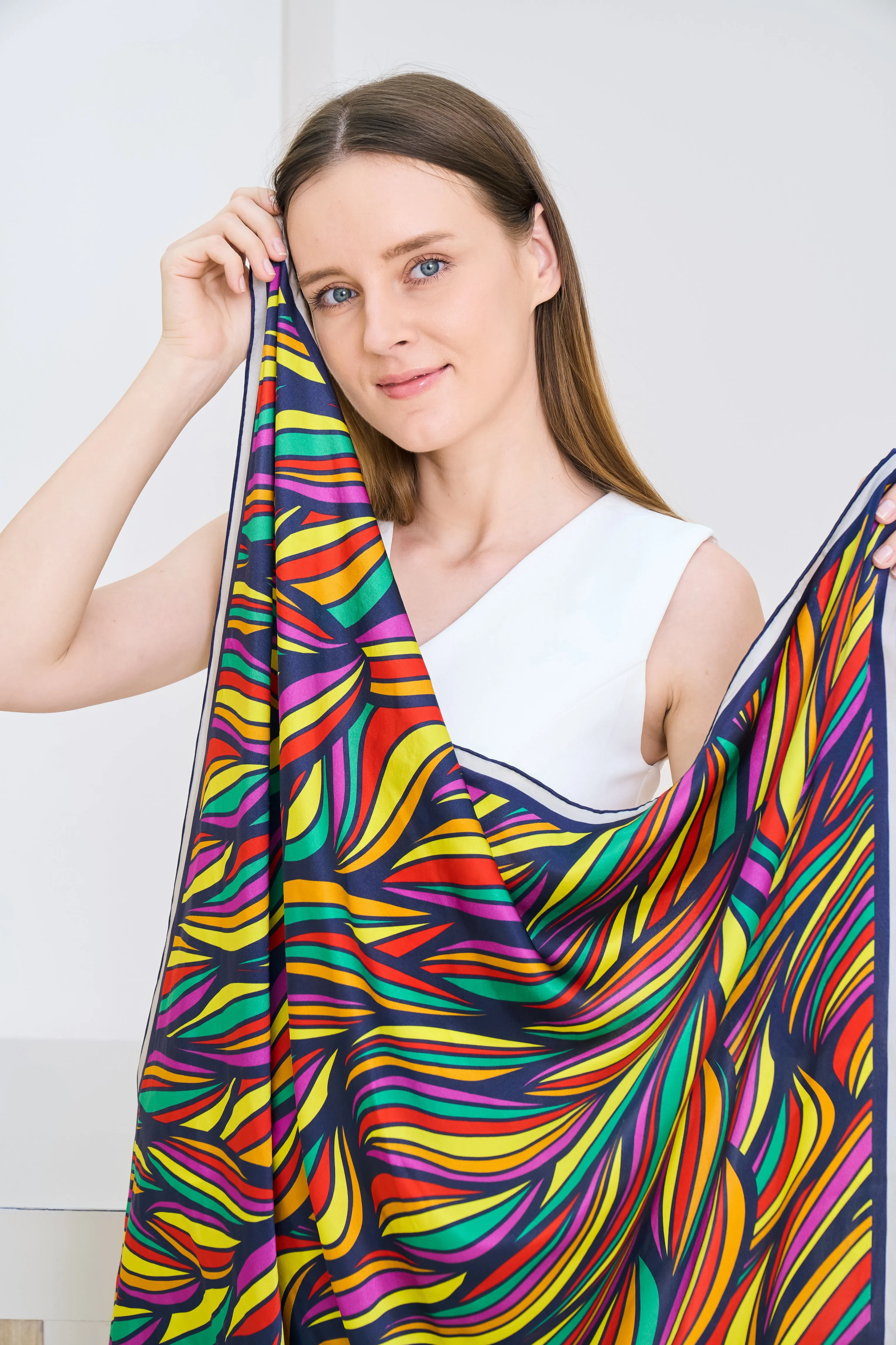 Silk Scarf - Autumn