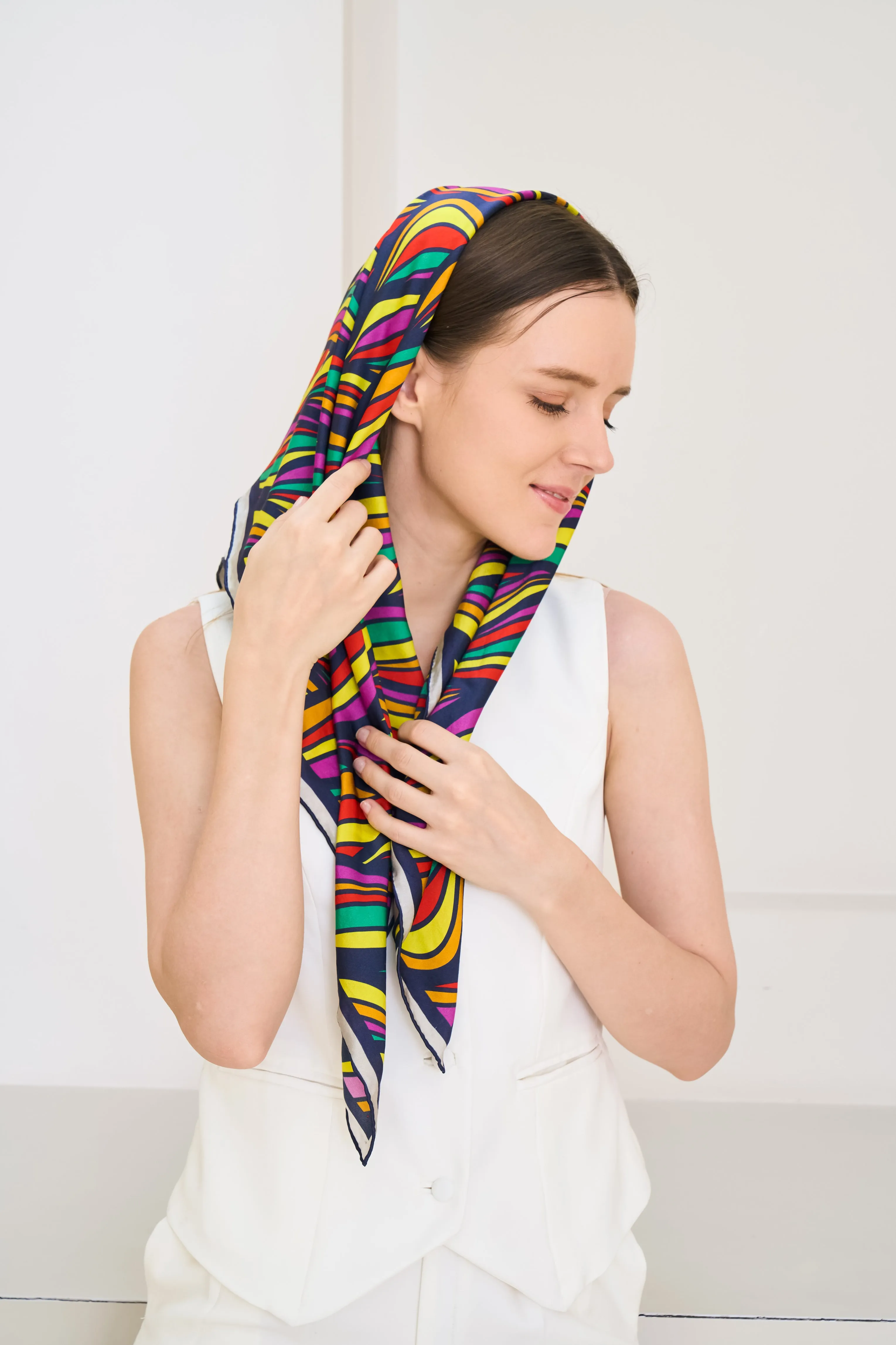 Silk Scarf - Autumn