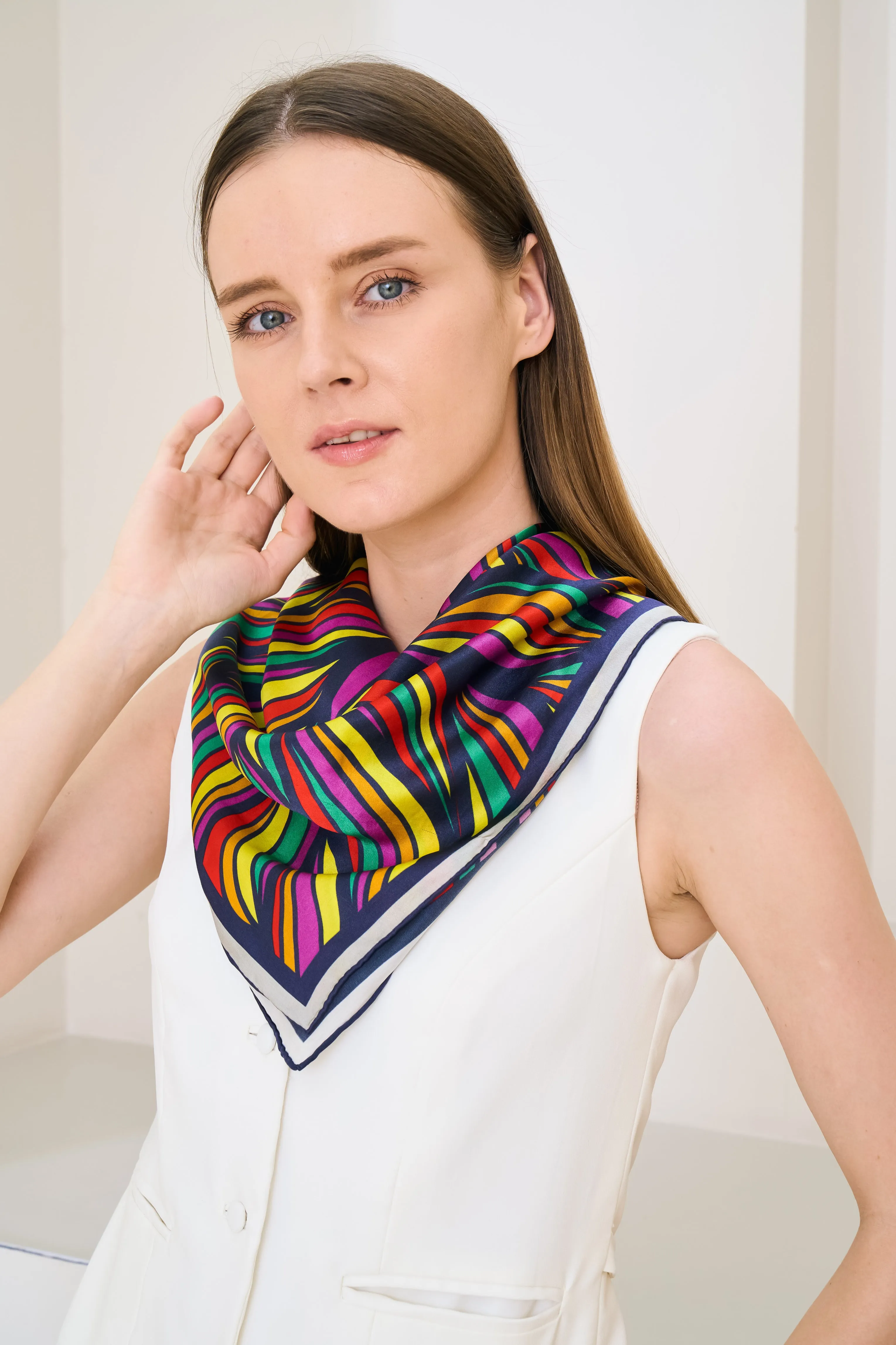 Silk Scarf - Autumn