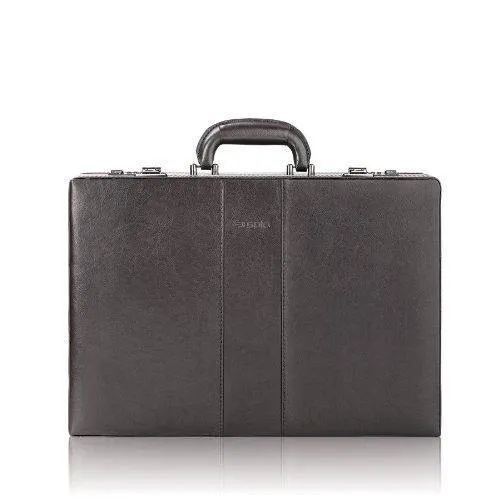 Solo Classic Collection Expandable Leather Attache CLA420 3