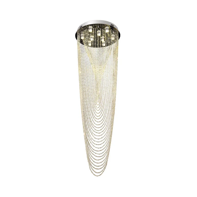 Sparkling Cascade: A Dazzling Display of Modern Elegance