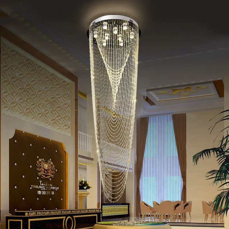 Sparkling Cascade: A Dazzling Display of Modern Elegance