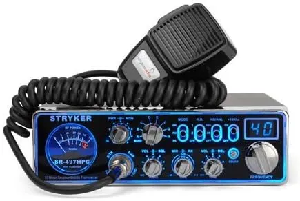 STRYKER SR-497HPC 10 Meter 100W  Radio UP-Armored Receiver W/ 12 Color Lights