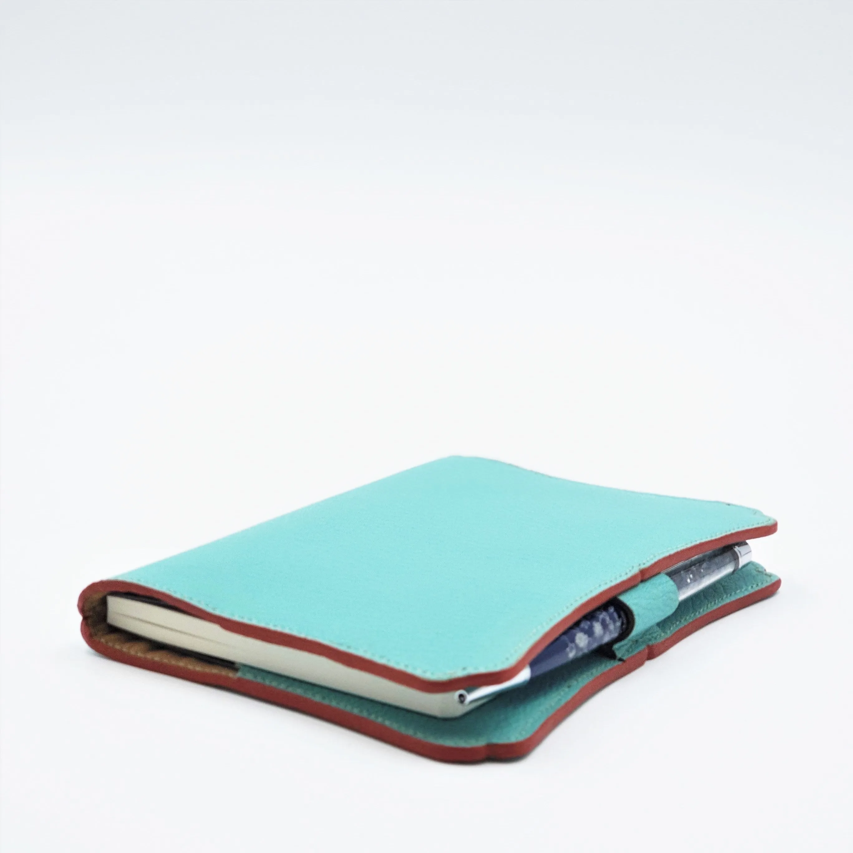 Studio Arkademie CELADON LQ A6 Portrait Notebook Sleeve, Turquoise