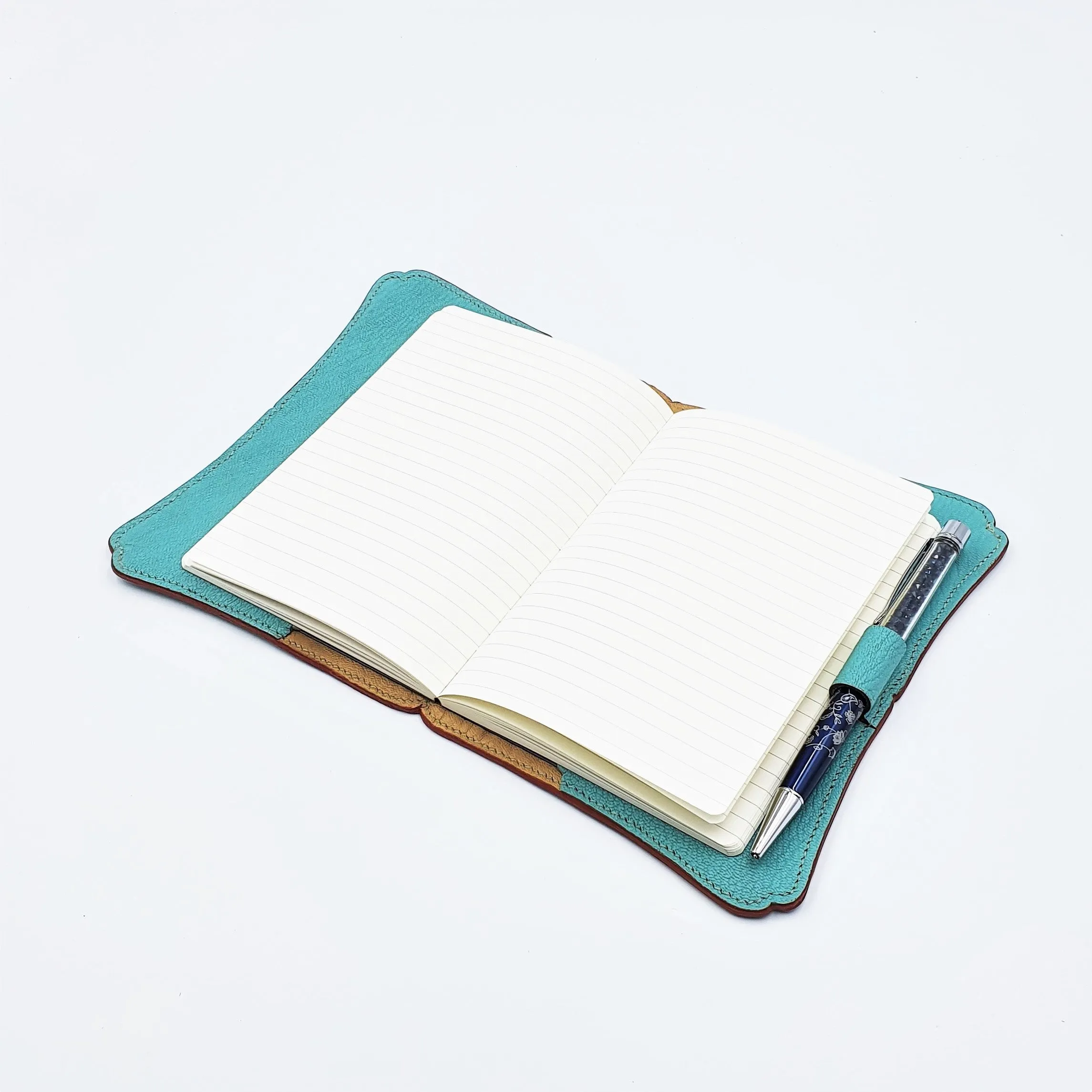 Studio Arkademie CELADON LQ A6 Portrait Notebook Sleeve, Turquoise