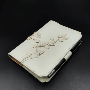 Studio Arkademie MING DH PLUM BLOSSOM A6 Portrait Notebook Sleeve, White