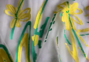 Summer Soigné Silk Organza Façonne (Made in Italy)