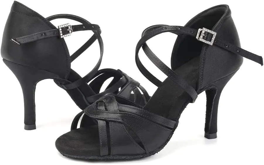 SWDZM Women Latin Ballroom Practice Dance Shoes Tango Salsa Professional Practice Dance Shoes
