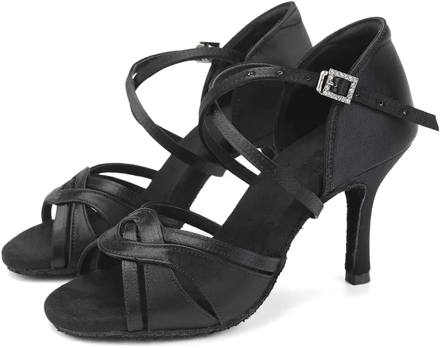 SWDZM Women Latin Ballroom Practice Dance Shoes Tango Salsa Professional Practice Dance Shoes