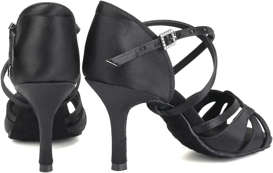 SWDZM Women Latin Ballroom Practice Dance Shoes Tango Salsa Professional Practice Dance Shoes