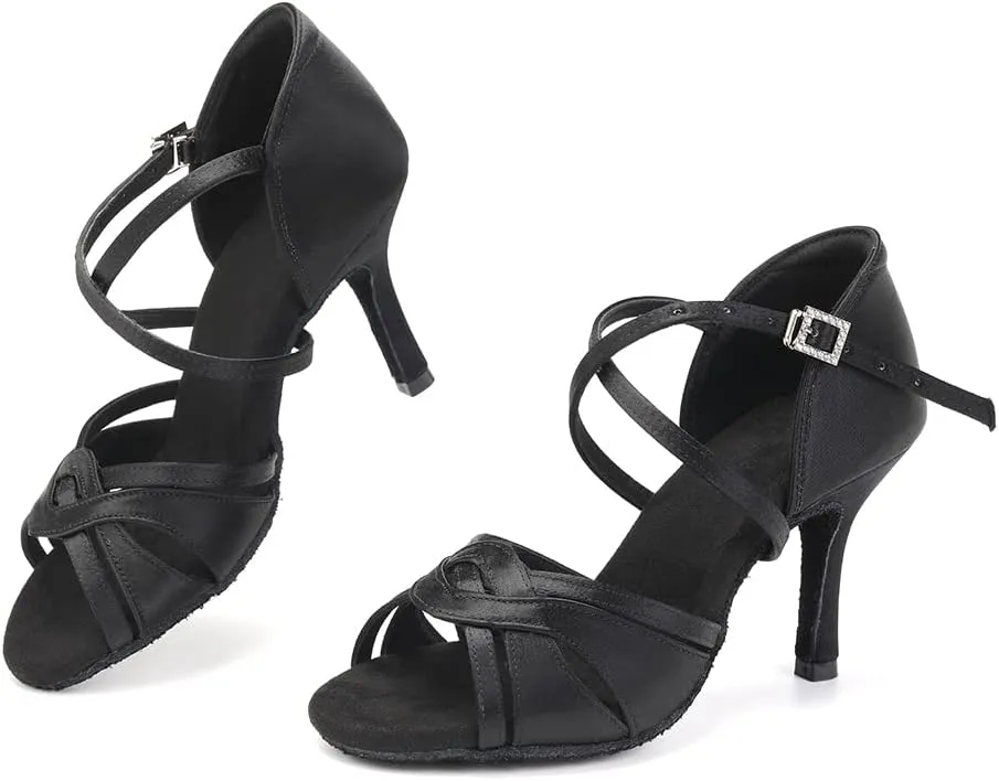 SWDZM Women Latin Ballroom Practice Dance Shoes Tango Salsa Professional Practice Dance Shoes