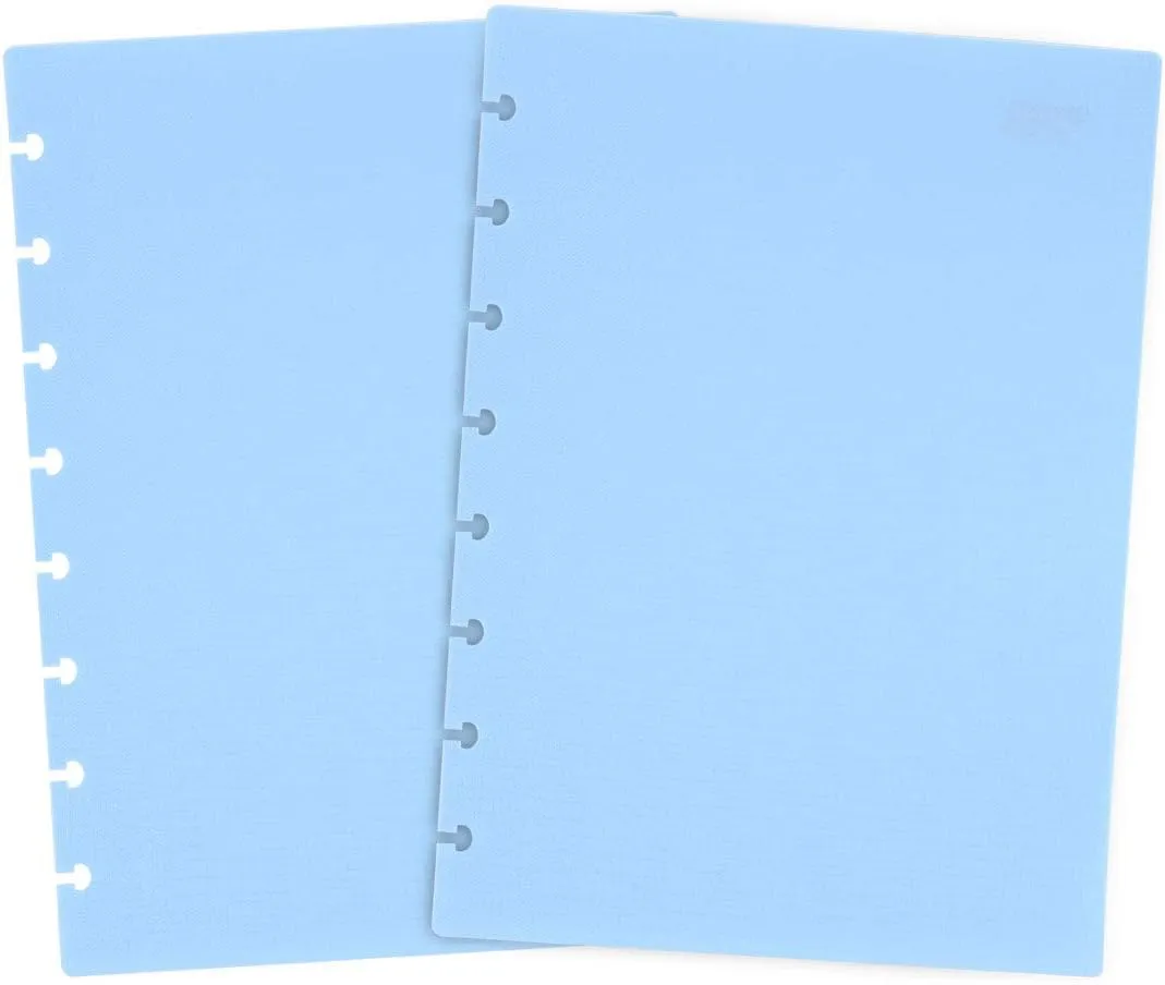Talia Discbound Notebooks, Planner, Customizable, (Arctic Ice w/Arctic Ice Discs, Junior (5.5in x 8.5in))